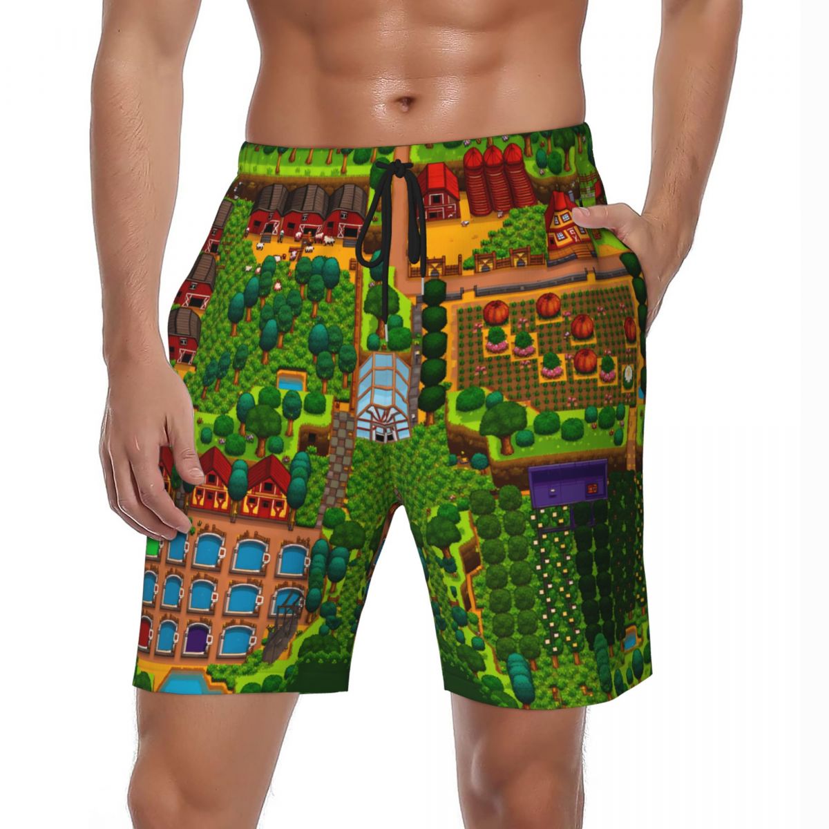 Board Game Print - Stardew Valley Oyunu Orman Çiftliği Düzeni