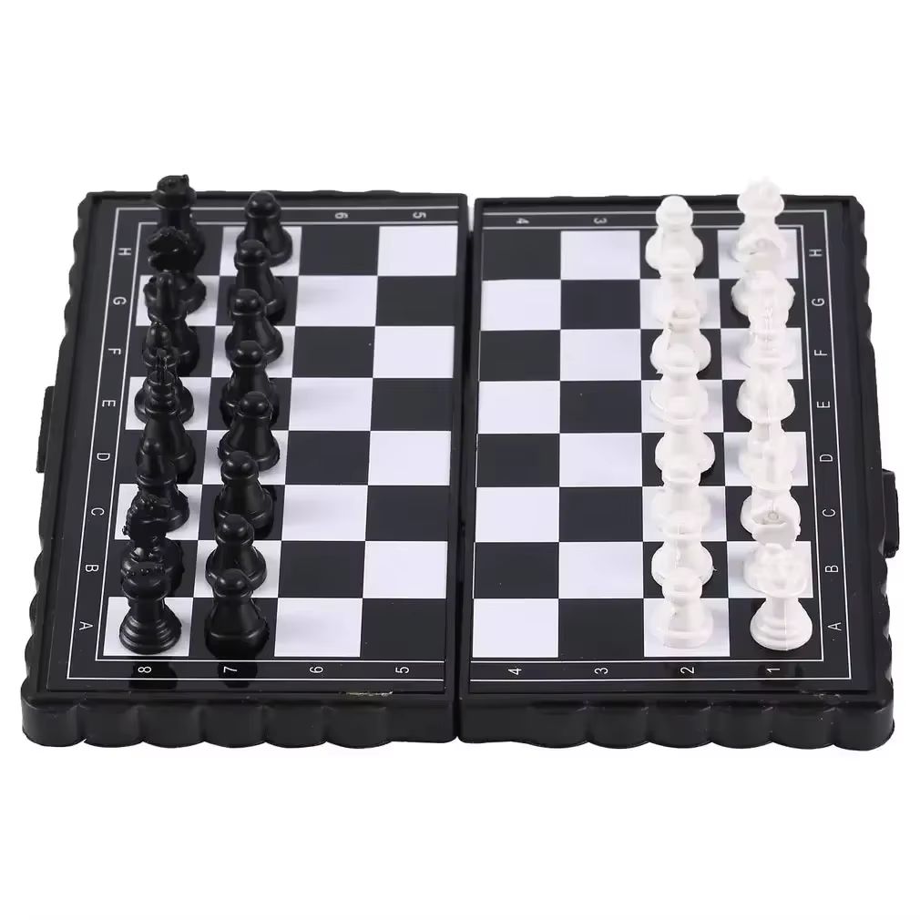 Board Game For Kids - 1 adet Mini Manyetik Satranç Seti