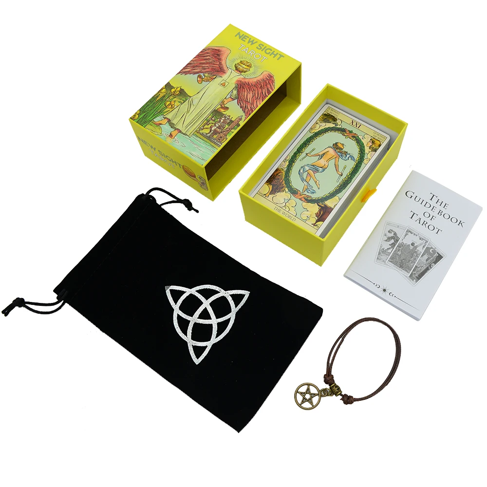 Board Game Instruction - 7*12cm Tarot kartı Pull-out hediye kutusu