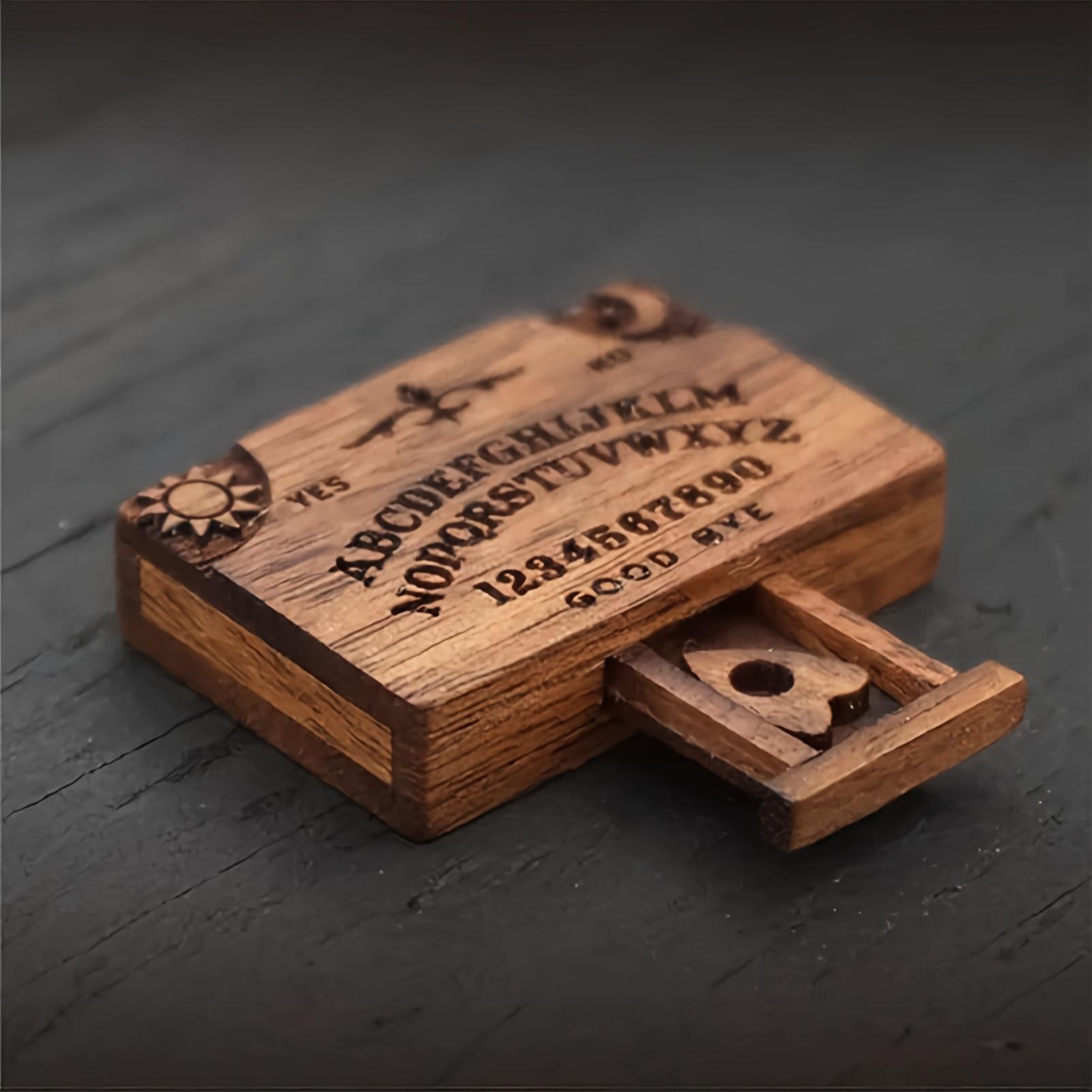 Board Game Vintage - Ouija Tahtası Oyunu Minyatür Mistik Yenilikçi