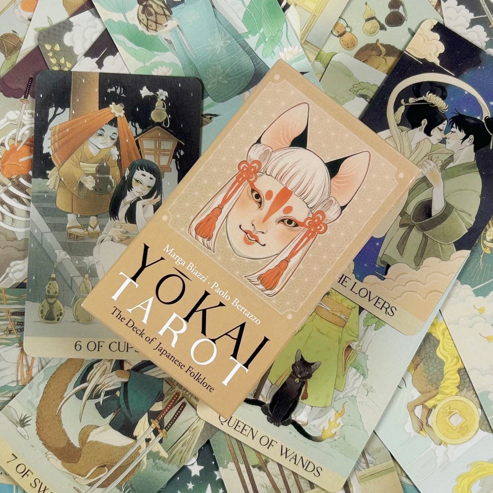 Board Game Root - Yokai Tarot Destesi 78 Adet Kart