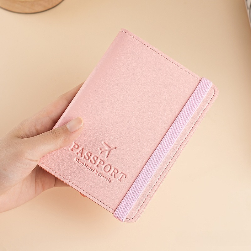 Card Sleeves Protector - PU Deri Pasaport Kabı, Çok Fonksiyonlu