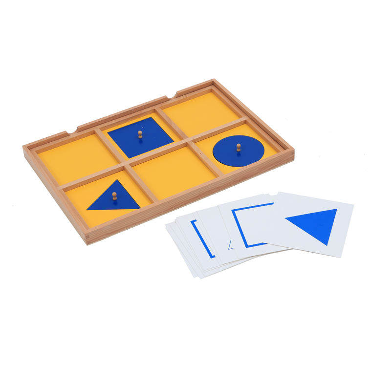 Cooperative Card Game - Montessori Duyusal Oyuncaklar Geometrik Gösteri Tepsisi