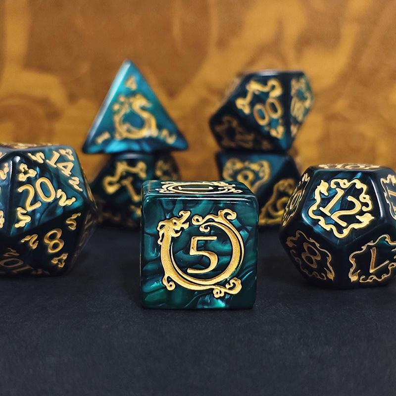 Board Game Dnd - 7 adet DND Zar 7 adet/takım