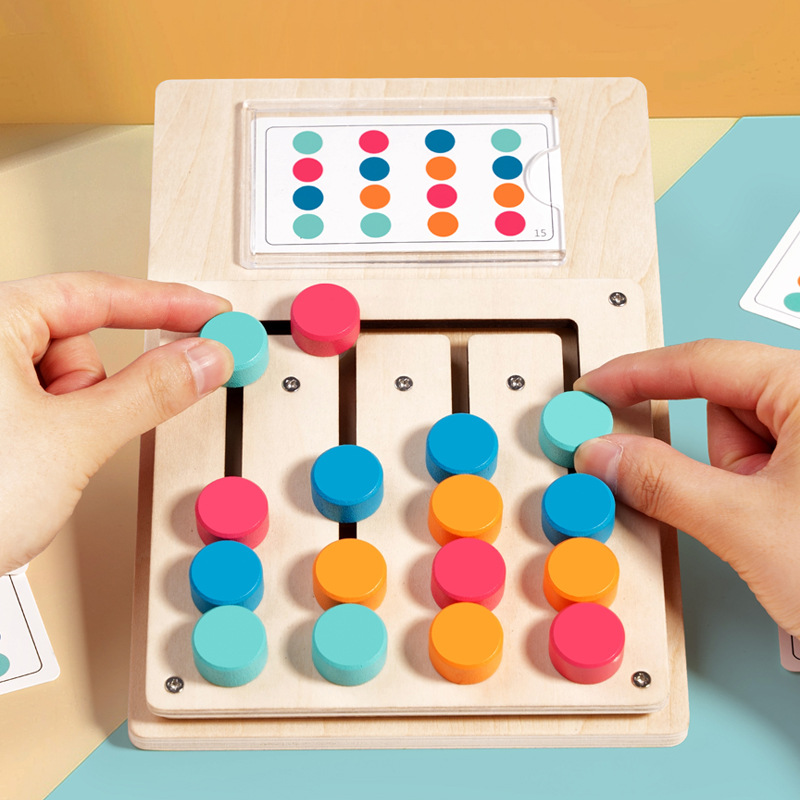 Board Game For Kids - Çocuklar için Montessori Renk Şekil Eşleştirme