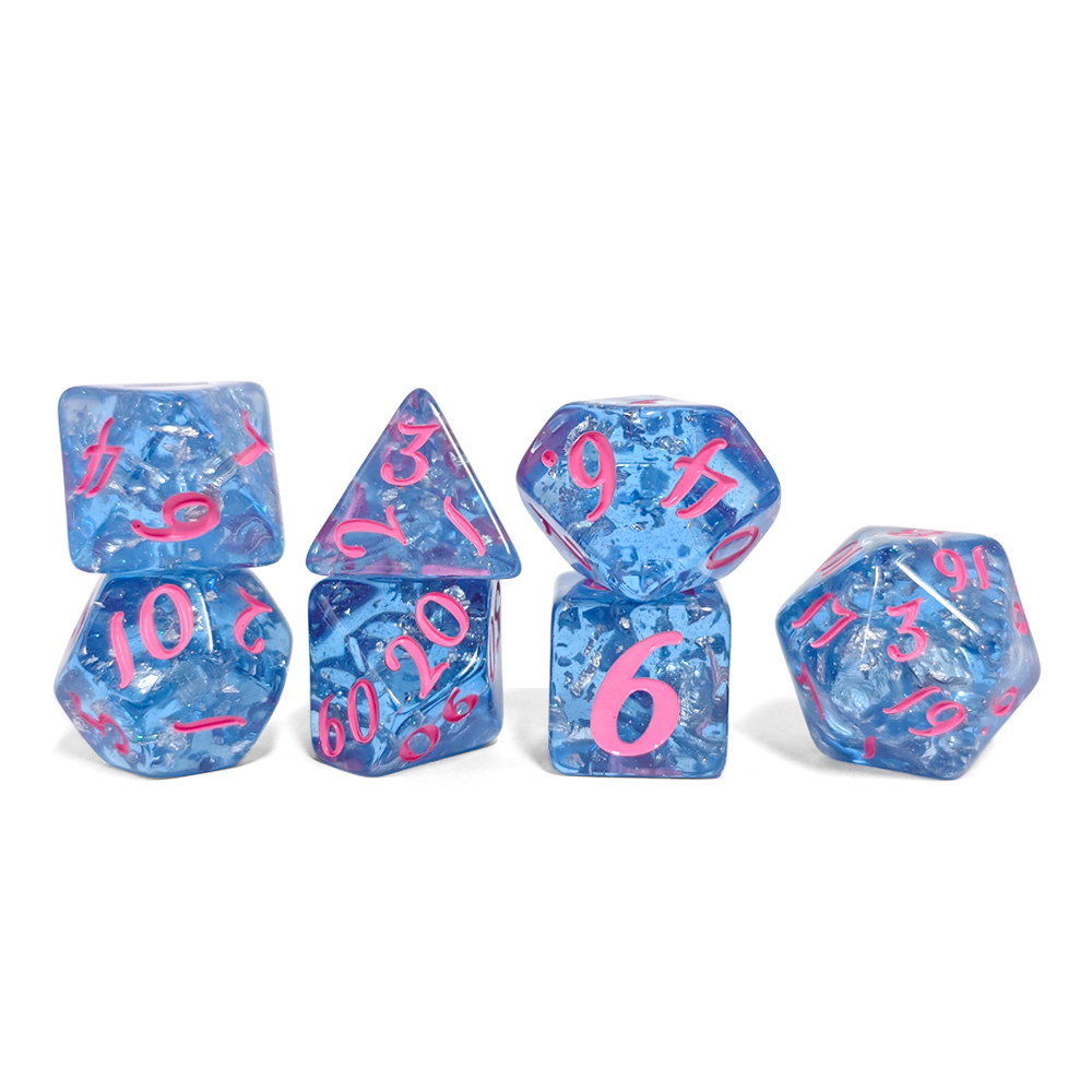 7 Parça/Set Mavi Renkli Reçine - Board Game Dnd incelemesi ve fiyatı