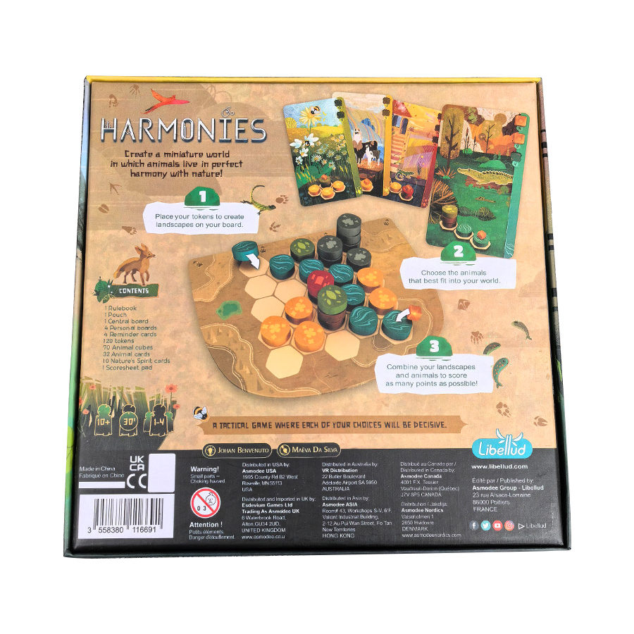 Harmoniler Masa Oyunları Hayva - Board Game Harmonies incelemesi ve fiyatı