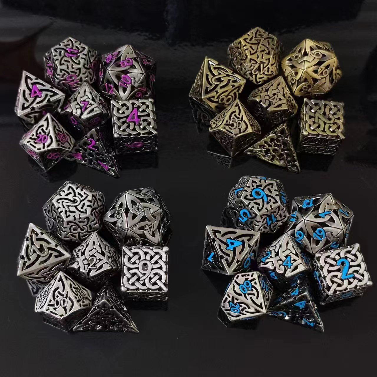 7 adet Cosplay D4-D20 DND piri - Board Game Dnd incelemesi ve fiyatı