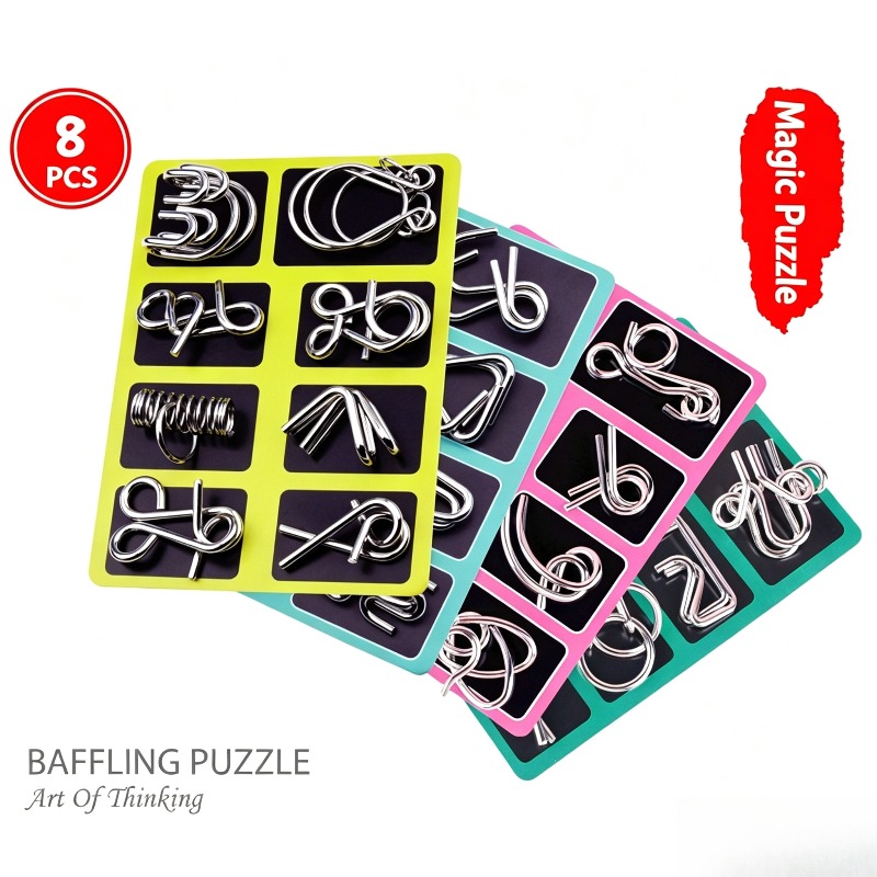 8 Parçalı Metal Bulmaca Seti K - Board Game For Kids incelemesi ve fiyatı