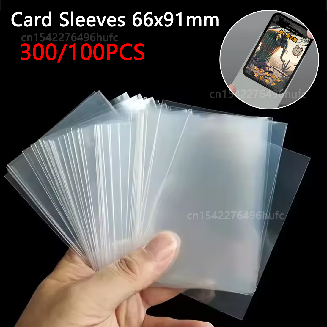 300/100 Adet 66*91mm Kart Kılı - Card Sleeves Protector incelemesi ve fiyatı