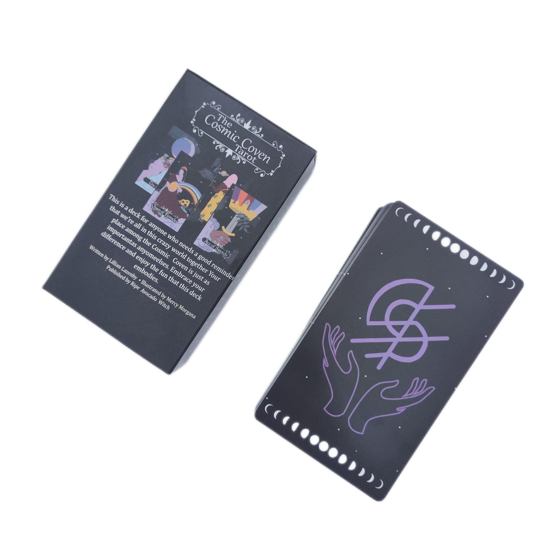12x7cm kozmik Coven Tarot kart - Board Game Instruction incelemesi ve fiyatı