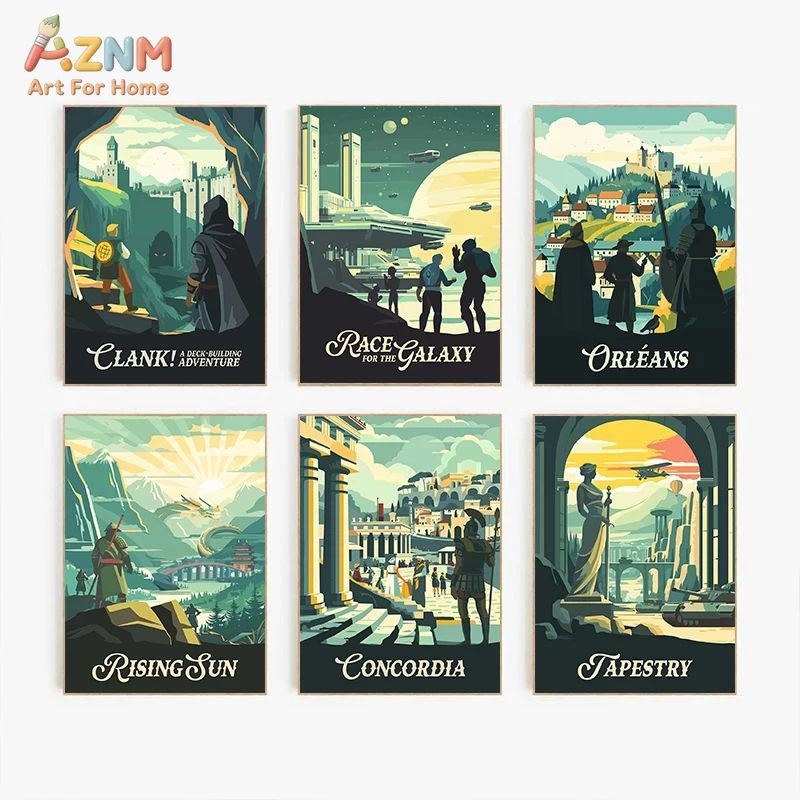 AZNM Retro Masa Oyunu Sanat Tu - Board Game Root incelemesi ve fiyatı