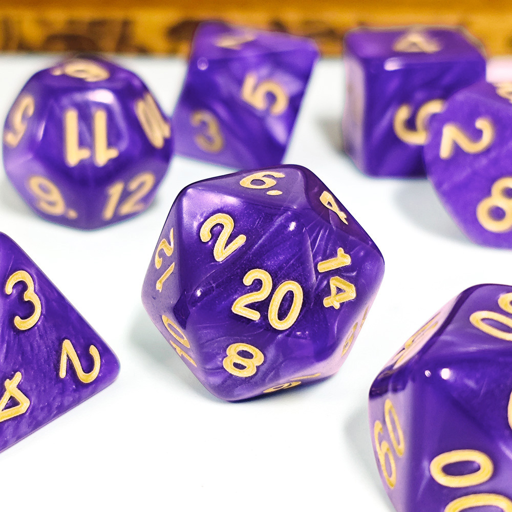 7 adet/takım inci zar çokyüzlü - Board Game Dnd incelemesi ve fiyatı