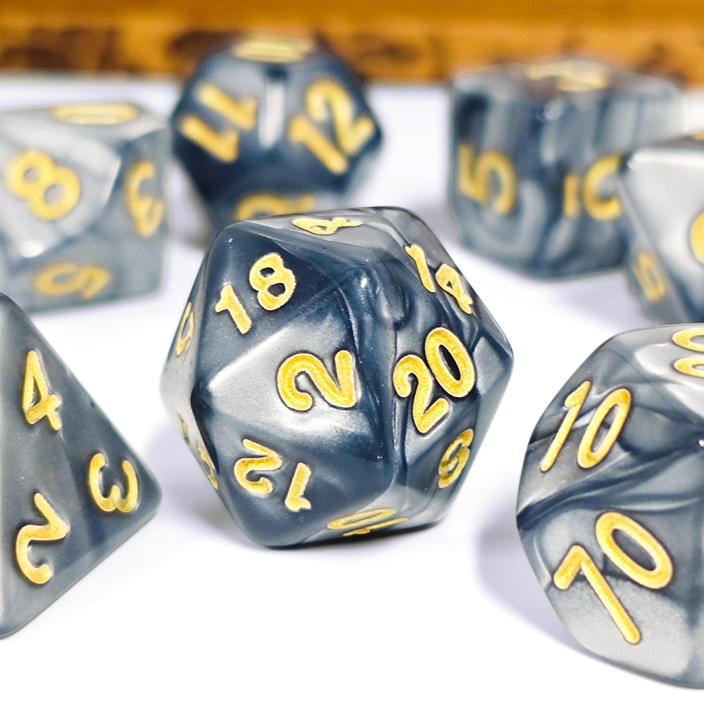 7 adet/takım inci zar çokyüzlü - Board Game Dnd incelemesi ve fiyatı