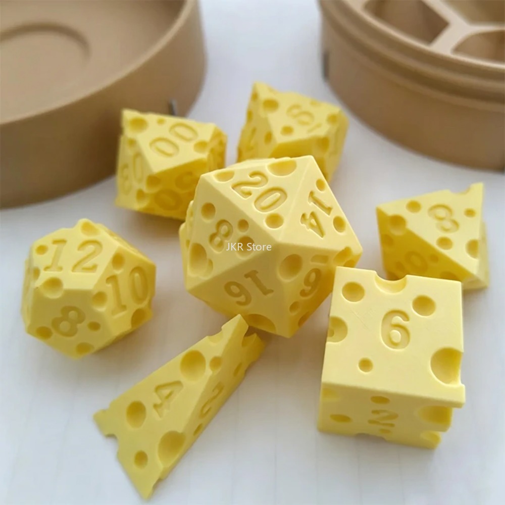 3D Baskılı Peynir Şeklinde Zar - Board Game Print incelemesi ve fiyatı
