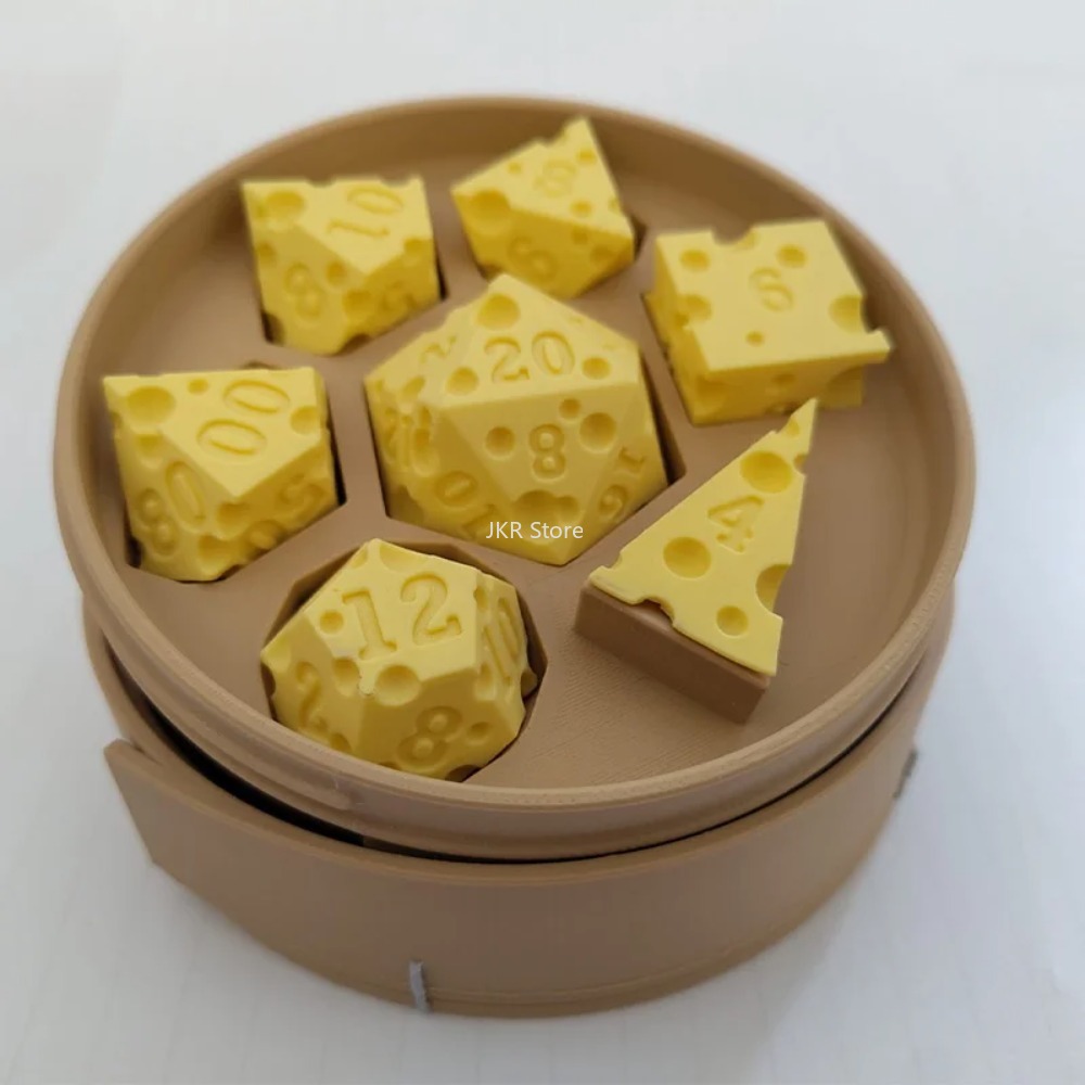 3D Baskılı Peynir Şeklinde Zar - Board Game Print incelemesi ve fiyatı