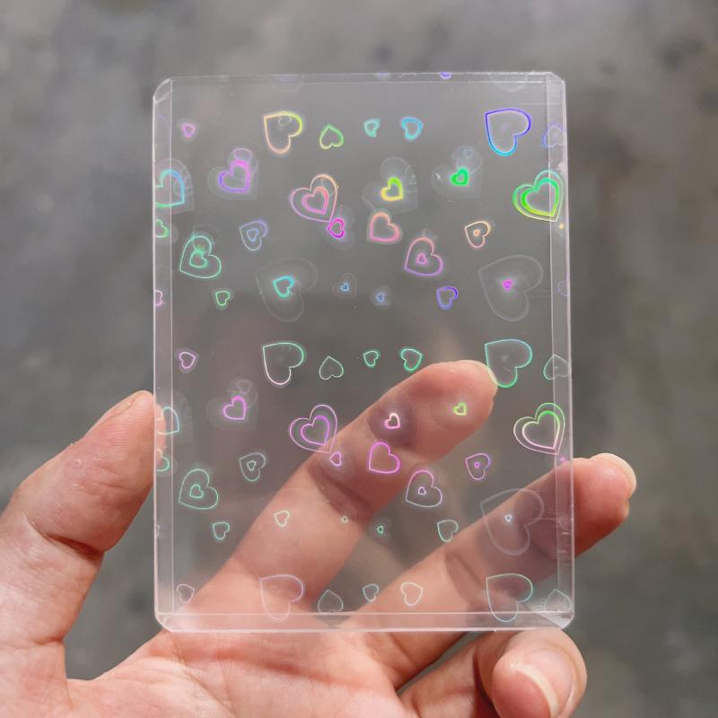 10 adet holografik lazer şeffa - Card Sleeves Protector incelemesi ve fiyatı