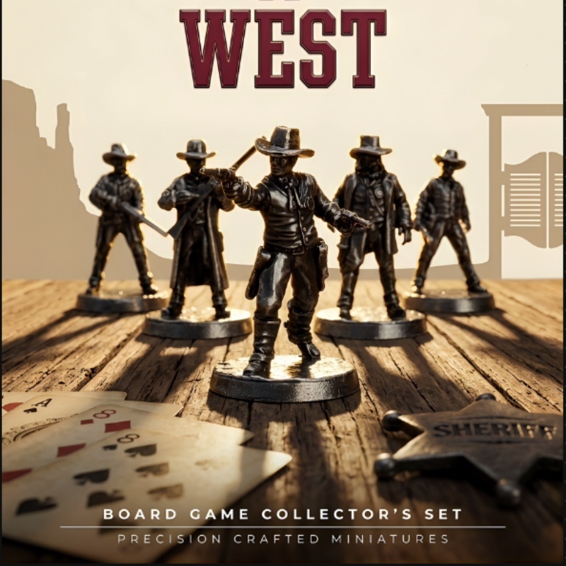 Vahşi Batı Metal Minyatür Seti - Board Game Wild Wild incelemesi ve fiyatı