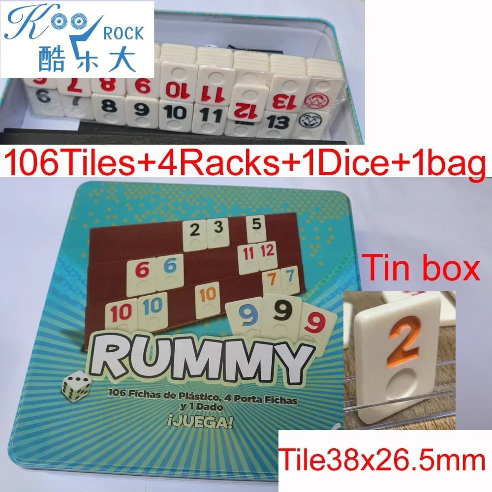 106 Taşlı Dijital Rummy, 4 Sağ - Board Game Instruction incelemesi ve fiyatı