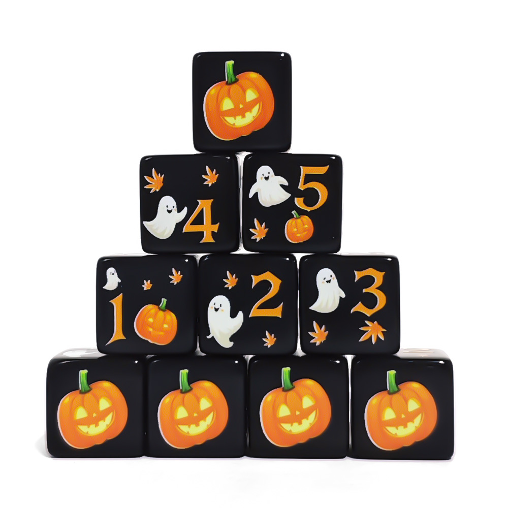 12 adet 16MM siyah akrilik D6  - Board Game Print incelemesi ve fiyatı